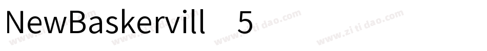 NewBaskervill 5字体转换